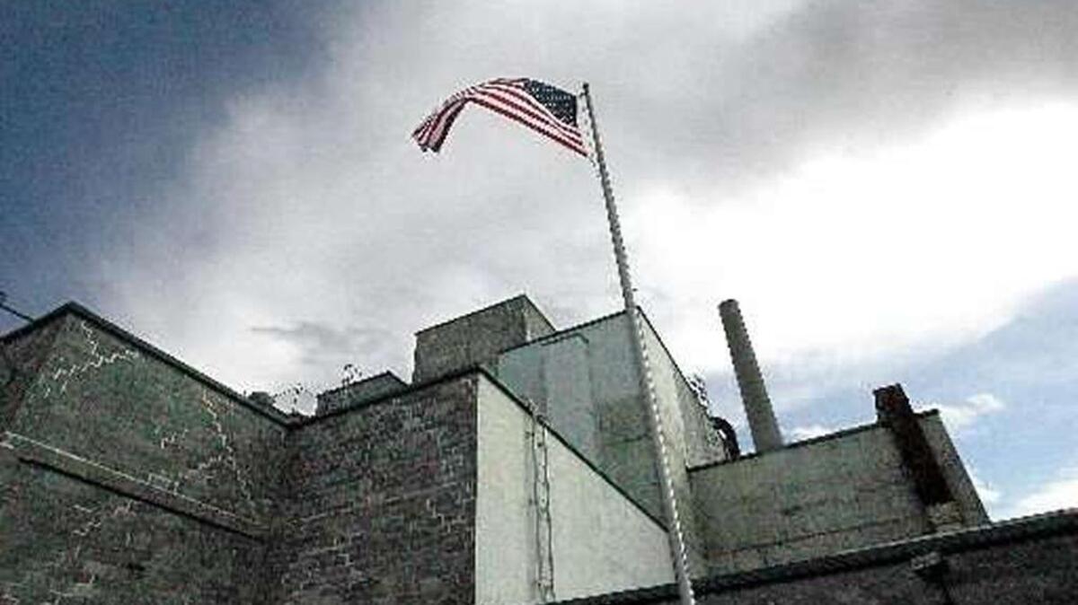 The U.S. flag flies over Hanford’s B Reactor, part of the new Manhattan Project Historical Park.