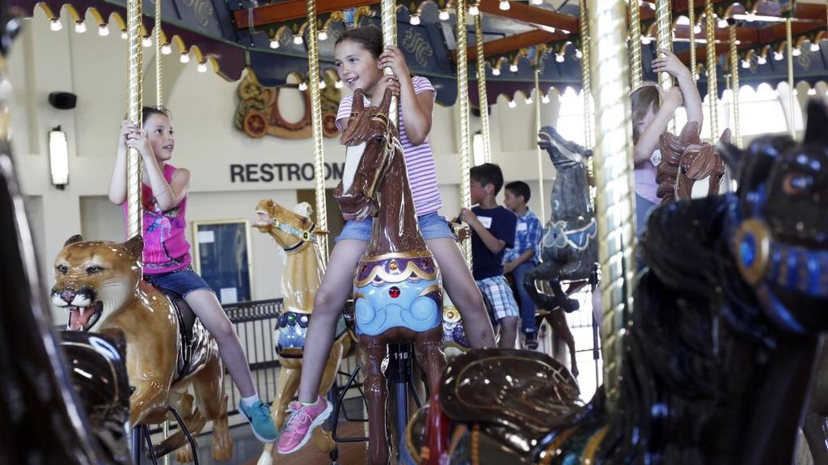 The Gesa Carousel of Dreams will remain open during annual maintenance, which begins this week. Some horses may be off-limits though.