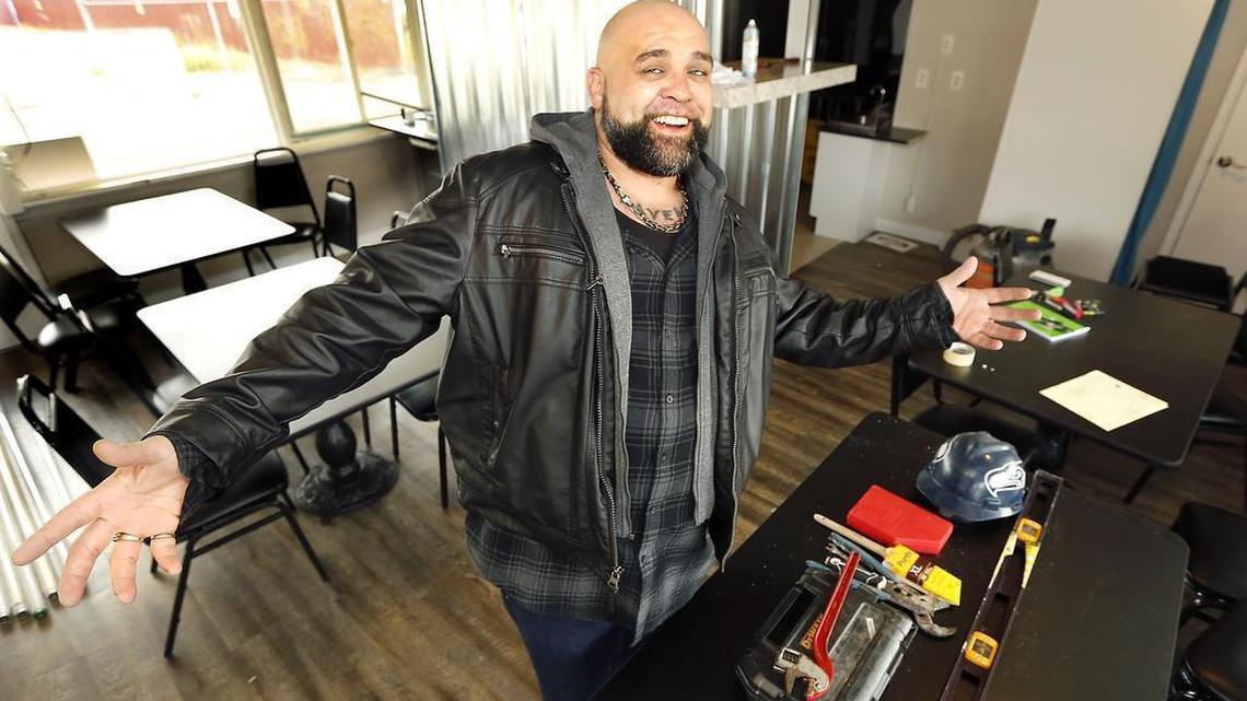 November 8, 2017 - Joel Watson was nearing completion of his namesake cafe Just Joel’s on Kennewick Avenue. The restaurant owner is charged with attacking his girlfriend.