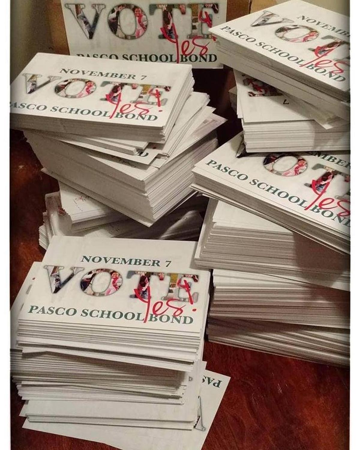 Pasco Citizens for Better Schools mailed about 2,500 fliers and knocked on about 3,000 doors.