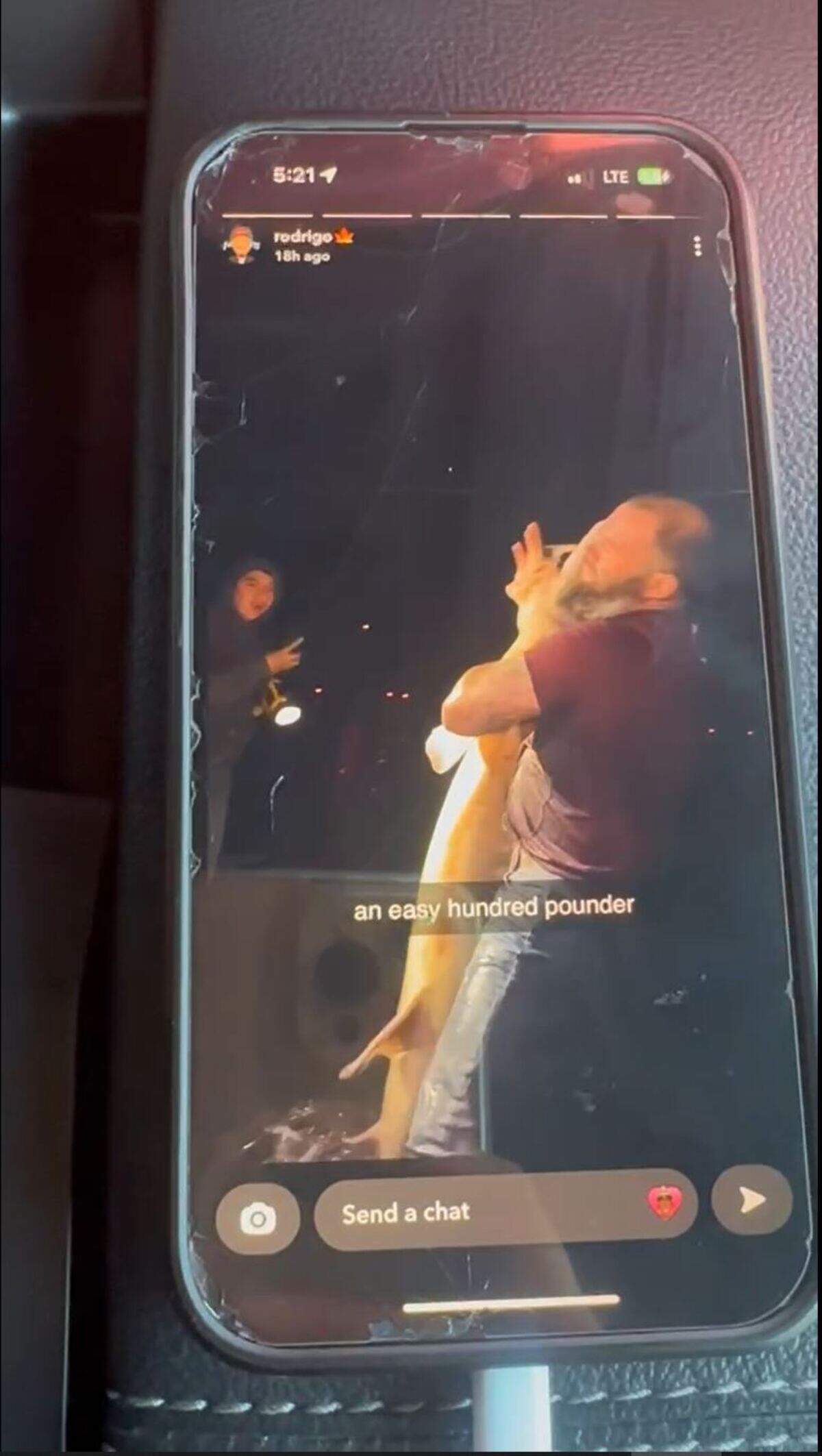 A Snapchat video shows a sturgeon Oregon State Police believe was pulled out of the Columbia River illegally and likely died. It was estimated to be more than 6 feet long.