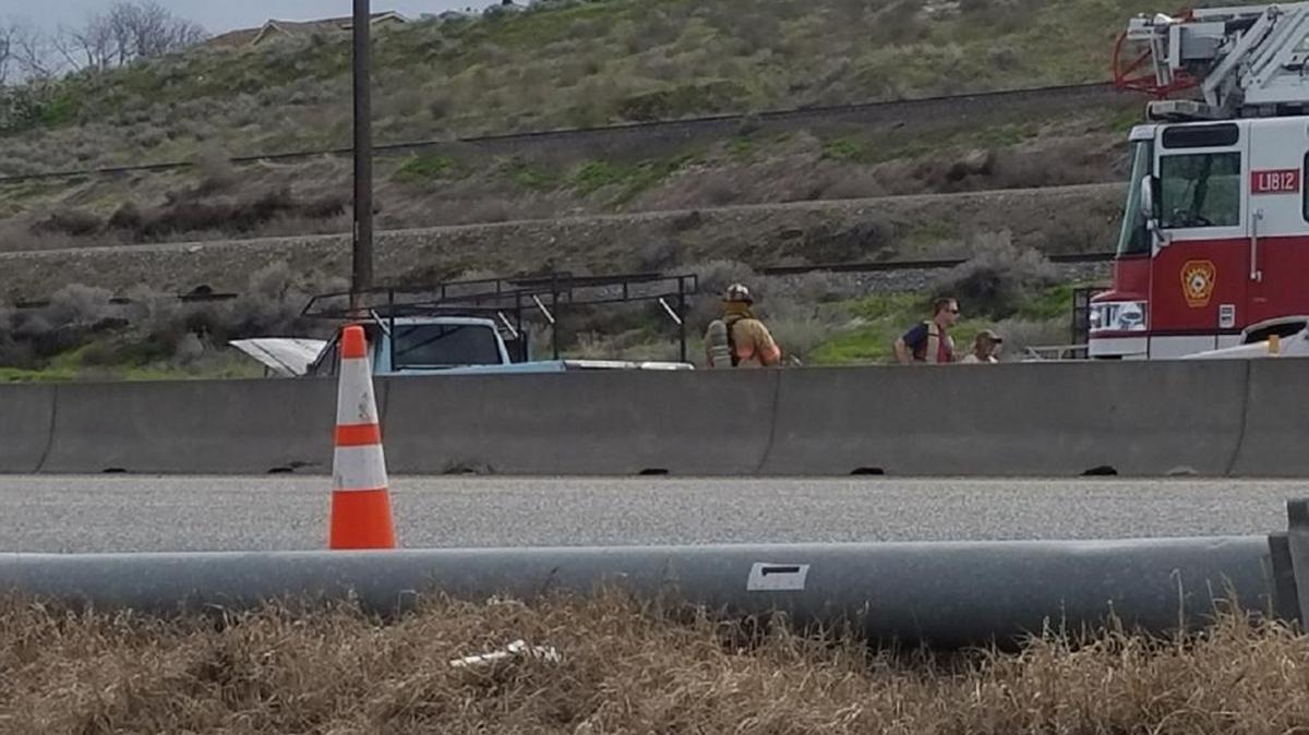 A vehicle fire Saturday afternoon tangled traffic near the Columbia Drive exit of state Route 240.