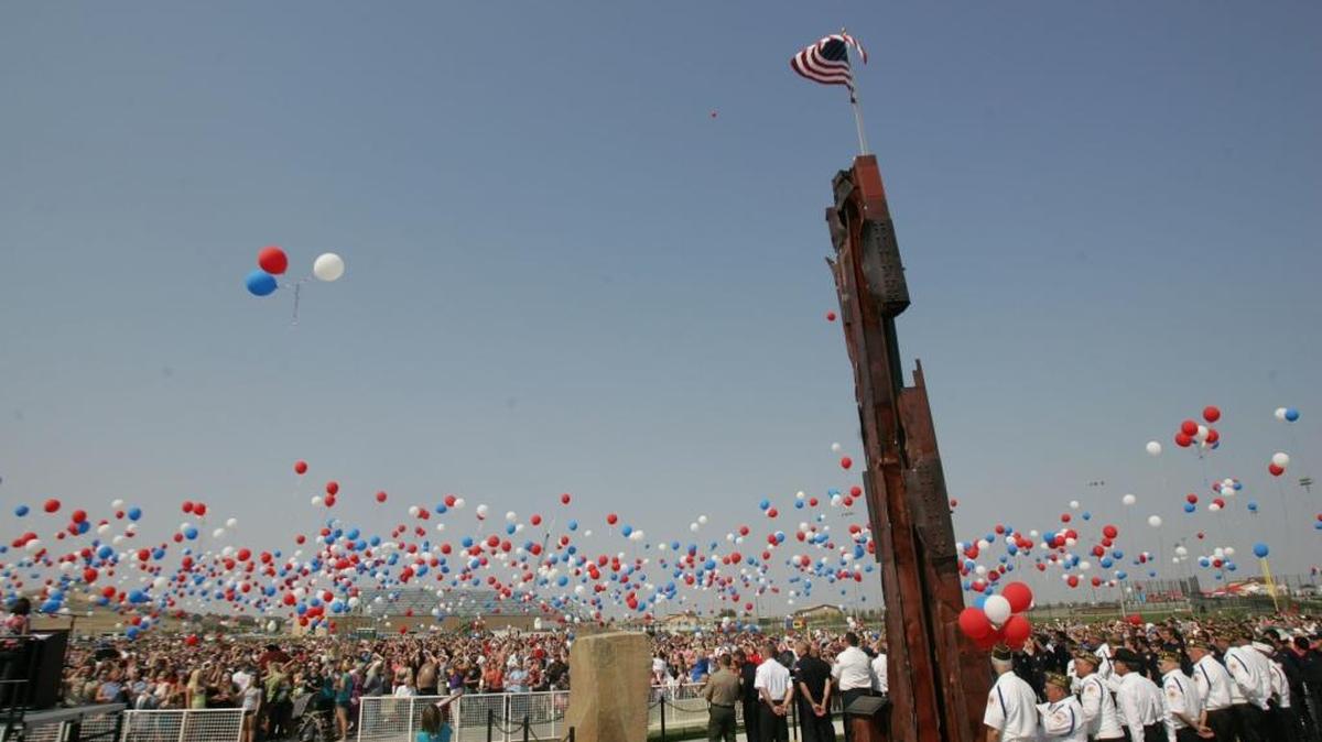 A memorial remembering Sept. 11, 2001, was dedicated at the Southridge complex in Kennewick in 2011.