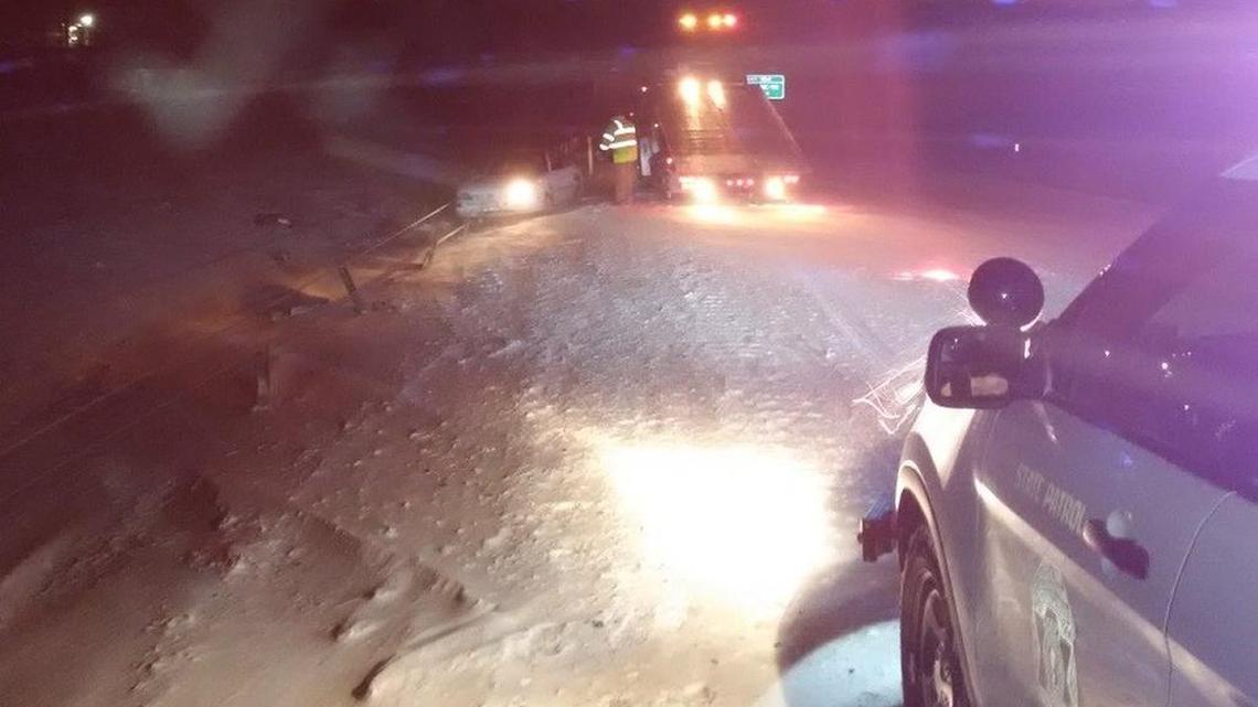 The Washington State Patrol was busy with collisions and crashes from snowdrifts on Interstate 90 Monday. It was closed for 12 hours overnight for safety.