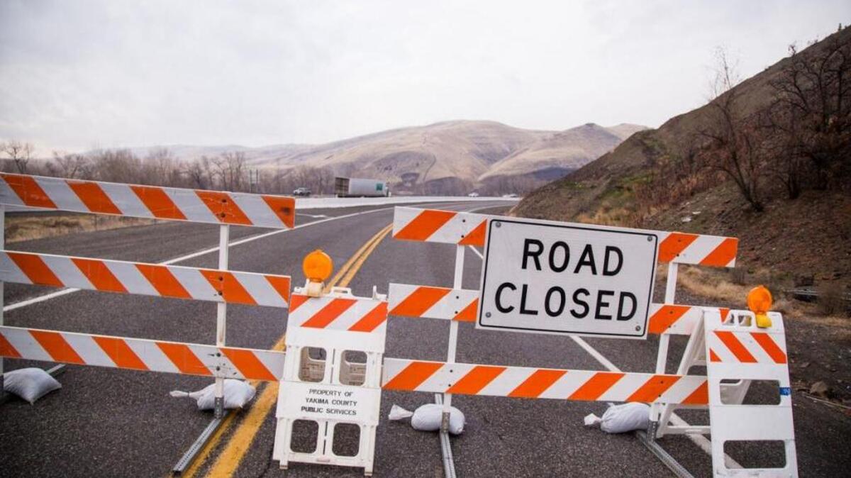 A portion of Thorp Road will remain closed indefinitely as engineers continue to evaluate a slow-moving landslide on Rattlesnake Ridge.