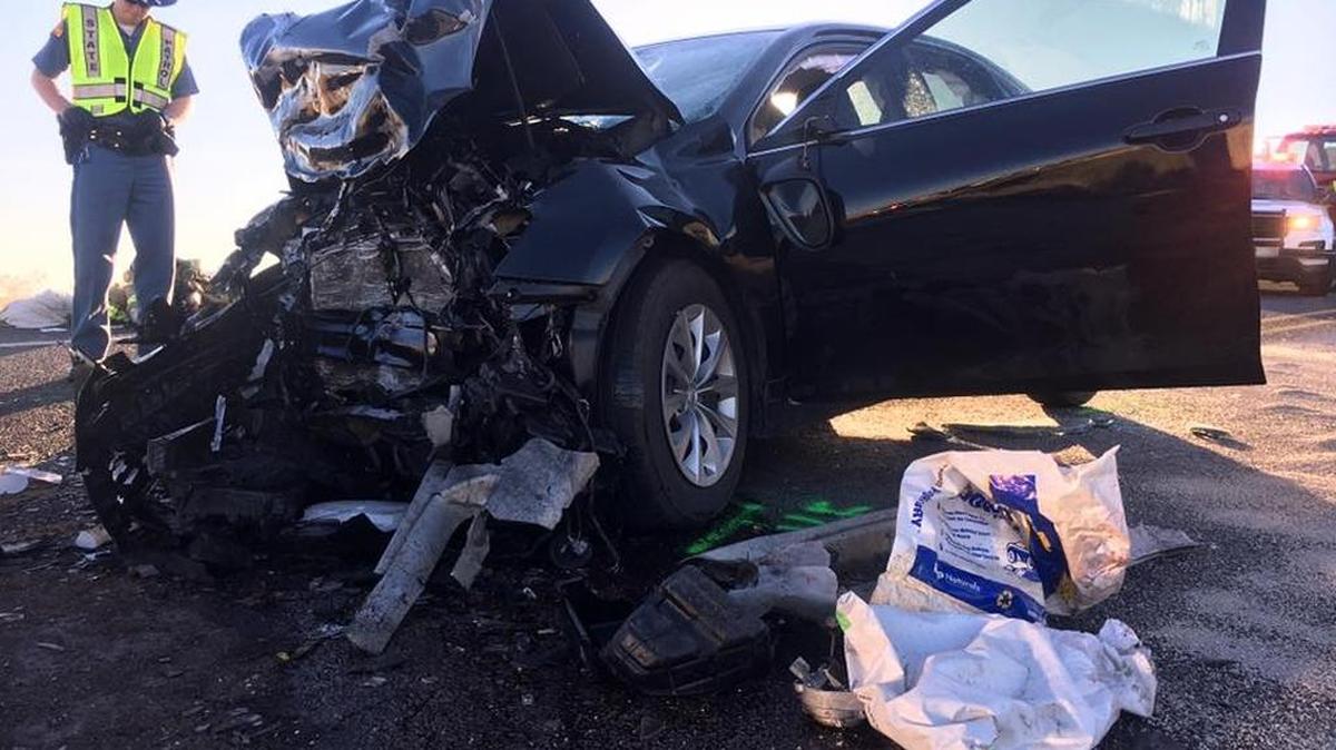 One person was killed and two critically injured late Tuesday afternoon when two cars crashed on Highway 221 and Bert James Road near Prosser. The highway was closed for a few hours until Washington State Patrol troopers completed their on-scene investigation.