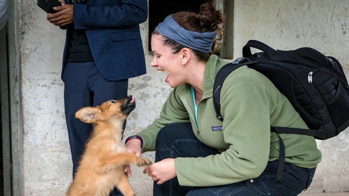 Emily Pieracci grew up in Richland and works for the Centers for Disease Control and Prevention. She’s shown in Ethiopia, with a dog recently vaccinated against rabies. Pieracci is working on rabies education and elimination in countries such as Ethiopia.