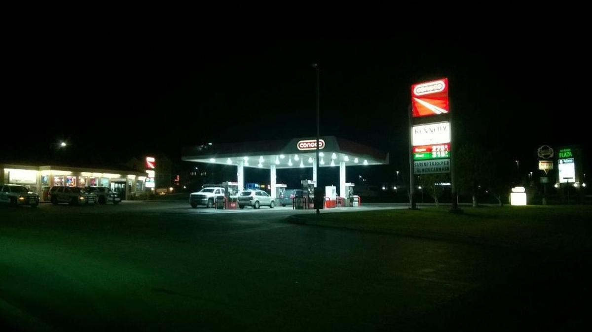West Richland police are searching for a suspect in connection with an attempted robbery early Saturday at Kennedy Mart on Kennedy Road.