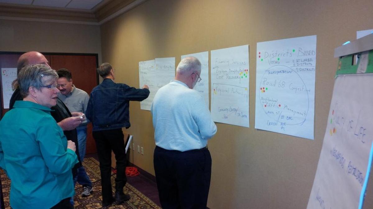 Pasco City Council members used their recent retreat to select their primary goals for 2016-17 from a long list of topics raised at community forums, in surveys and from city staff.
