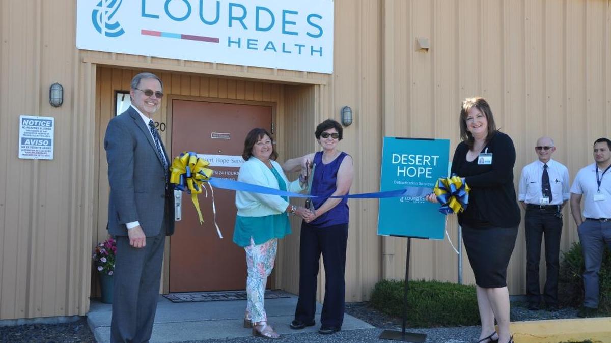 Lourdes Health has opened the new Desert Hope facility to help people withdrawing from alcohol or other substances.