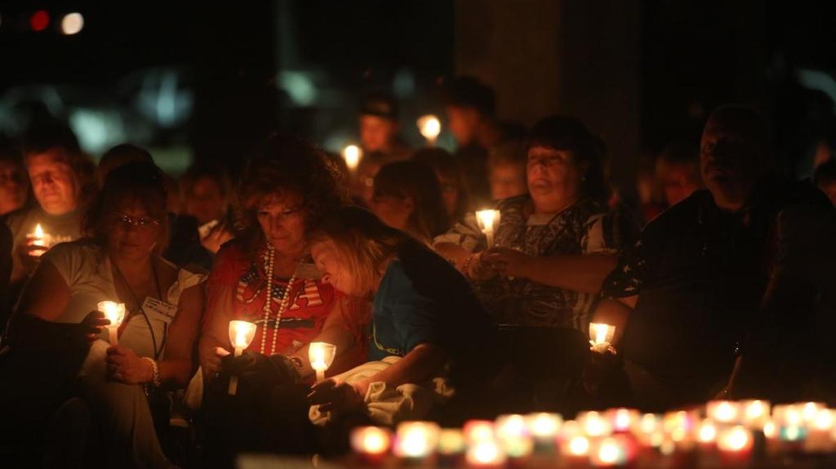 Gold Star and surviving families hosted their first candlelight vigil at the Regional Veterans Memorial in Columbia Park in Kennewick as part of the Time of Remembrance weekend in 2014.