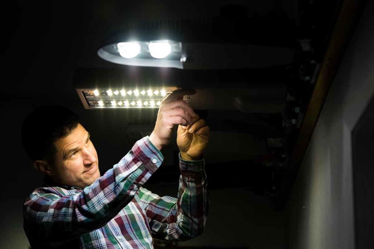 The connected lighting test bed is designed and operated by Pacific Northwest National Laboratory to characterize the capabilities of market-available connected lighting systems.
