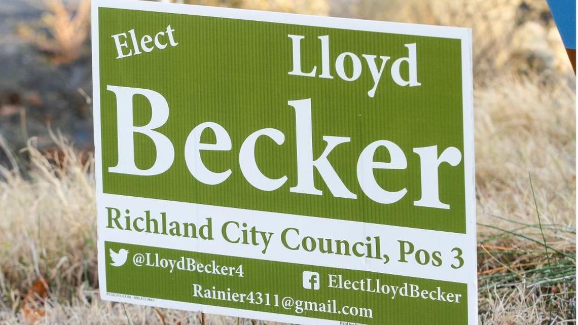 Lloyd Becker, a controversial candidate for Richland City Council, pleaded guilty in 2006 to fraud and theft charges after he deposited more than $300,000 in bad checks at three local credit unions. He was sentenced to a year in jail and still paying the restitution.
