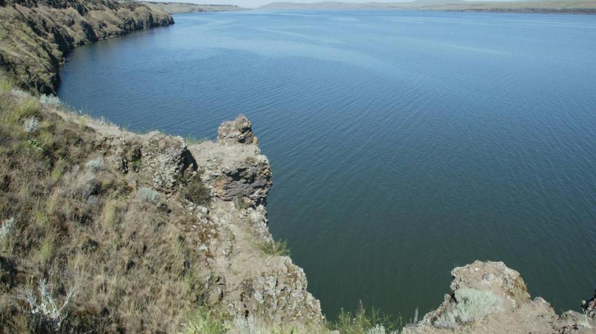 
The Columbia River cliffs in Umatilla County in Oregon.
