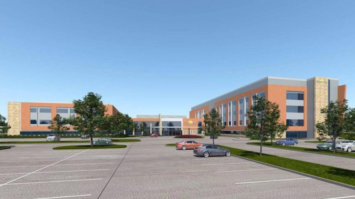 Sunnyside Community Hospital & Clinics’ proposed design concept for new medical campus off Interstate 82.