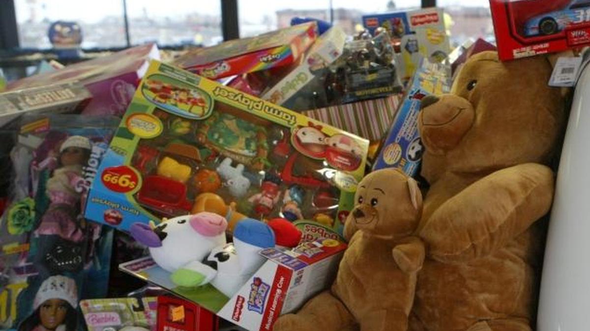 Jayna Burris, 8, who was adopted out of foster care when she was a toddler, has a goal each year to collect at least 500 gifts.
