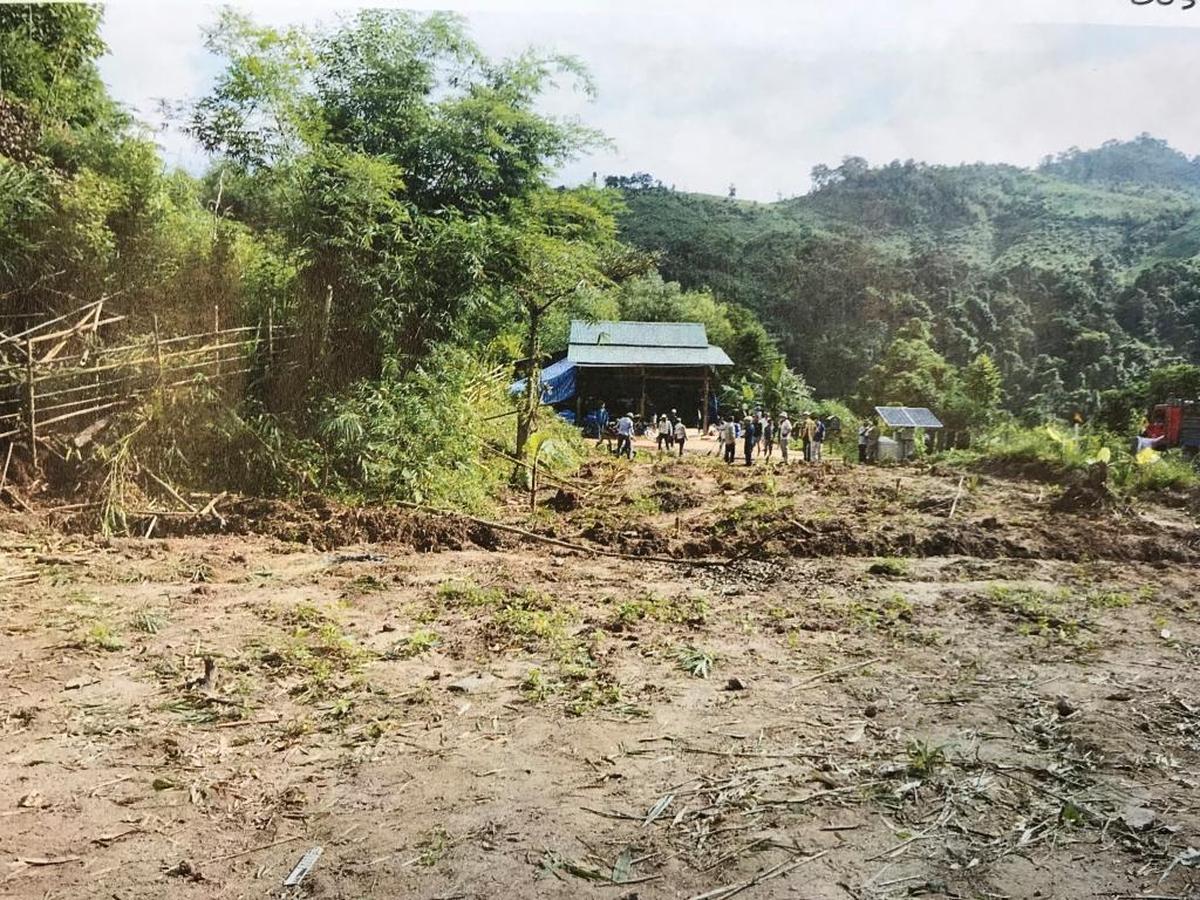 Preparations are made for the excavation of a site where Air Force Major San D. Francisco may have been buried in the Quang Binh province of the former North Vietnam.