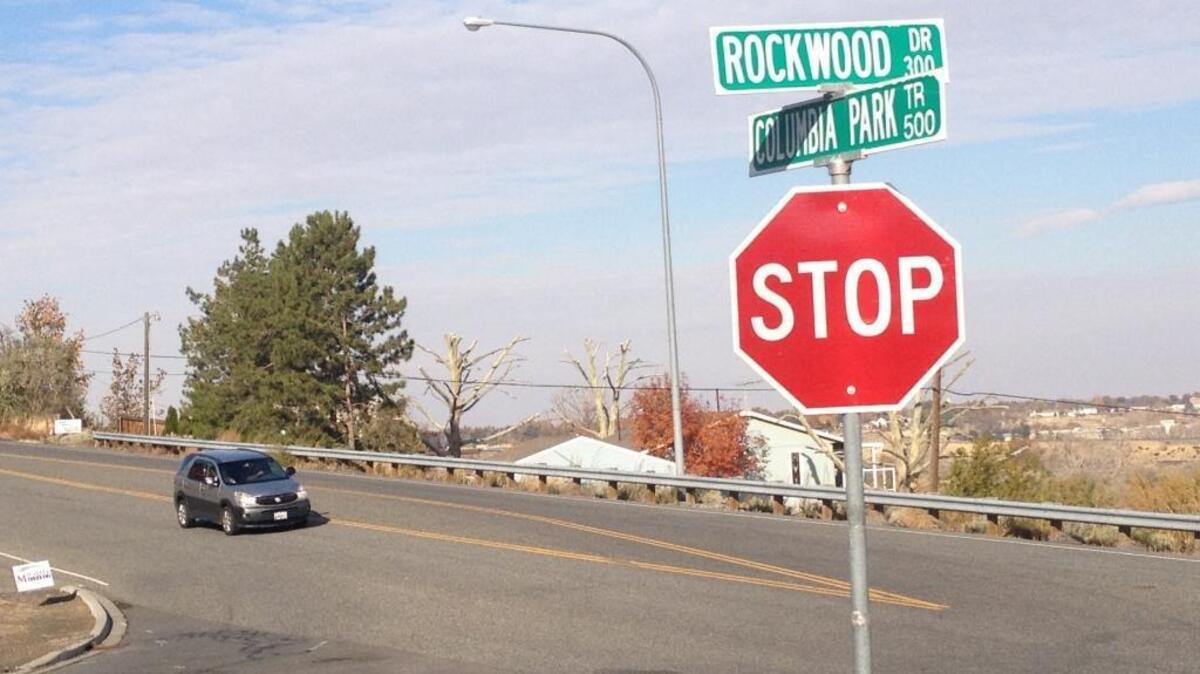 The corner of Columbia Park Trail and Rockwood Drive in Richland.