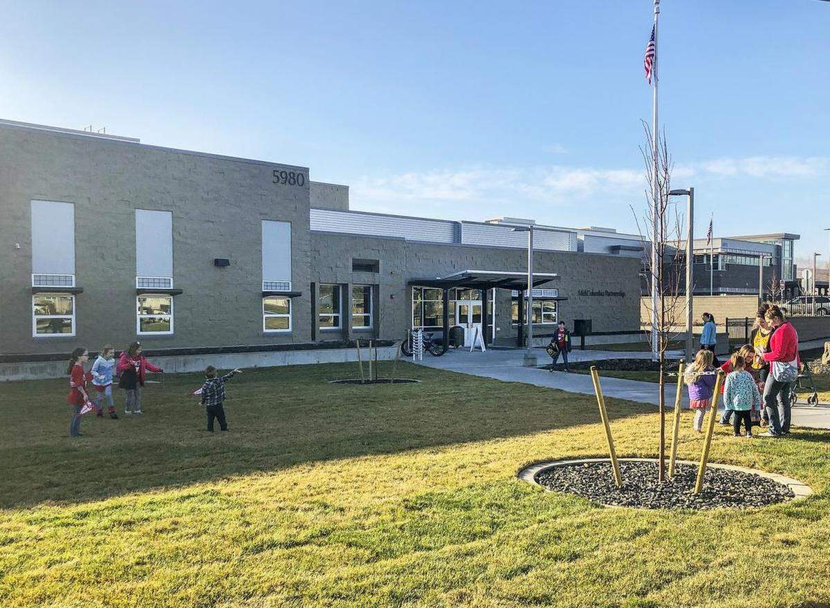 Mid-Columbia Partnership, Kennewick School District’s home school program is housed in what was formally Desert Hills Middle School’s gym and now has 11 classrooms, a cafeteria, offices and gym.