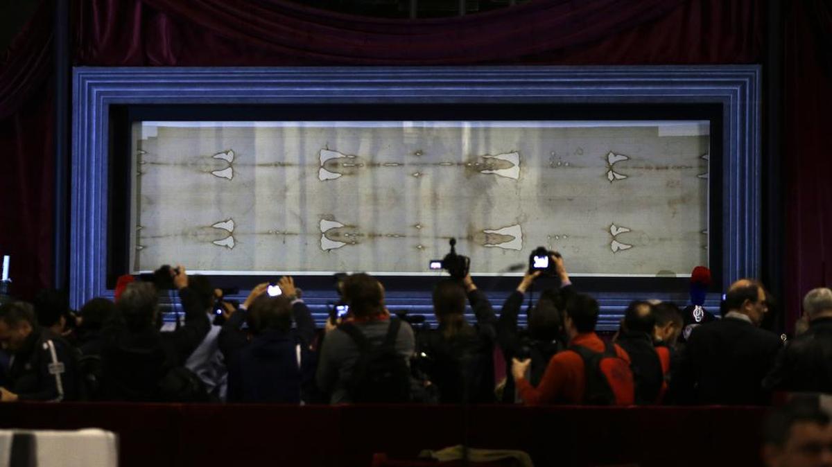 The Holy Shroud, the 14-foot-long linen revered by some as the burial cloth of Jesus. The long linen with the faded image of a bearded man is the object of centuries-old fascination and wonderment.