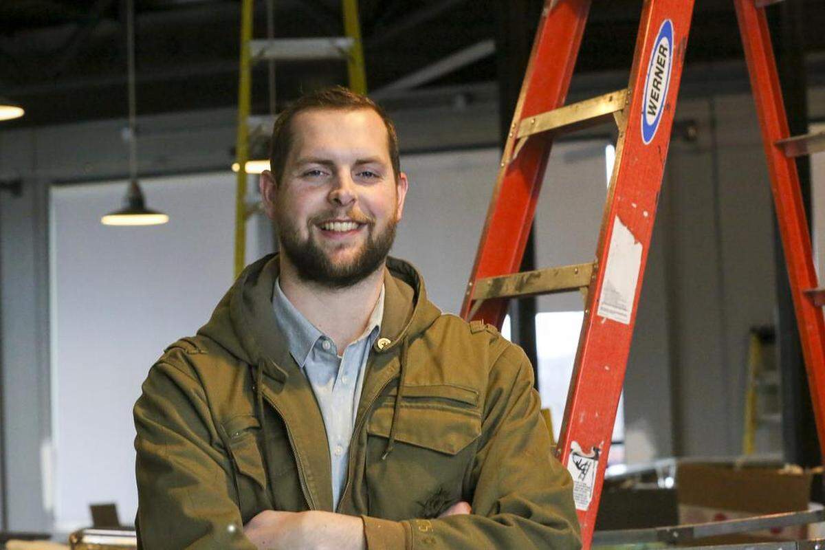 Michael Miller and Gary Grant own Level Up Bar Arcade in Kennewick.