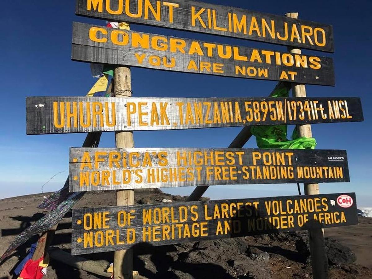 Mount Kilimanjaro is the tallest mountain in Africa, at 19,341 feet, and the tallest freestanding mountain in the world.