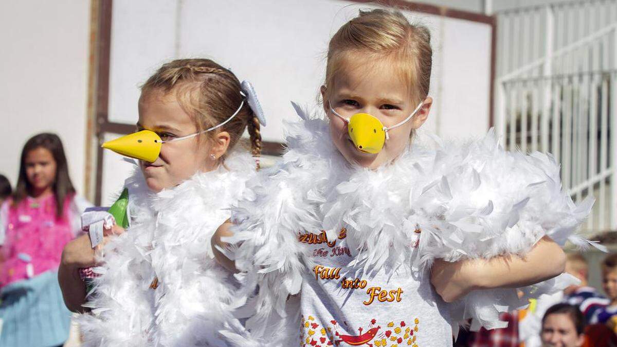 File -- The annual Sausage Fest at Christ the King Catholic School in Richland features a Chicken Dance Competition.