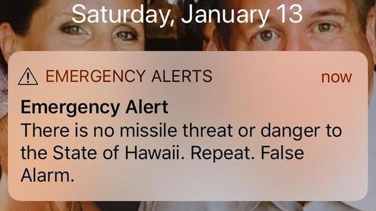 The Conrads of Kennewick were vacationing in Hawaii when they received an emergency alert warning of an inbound ballistic missile. It ended up being a false alarm.