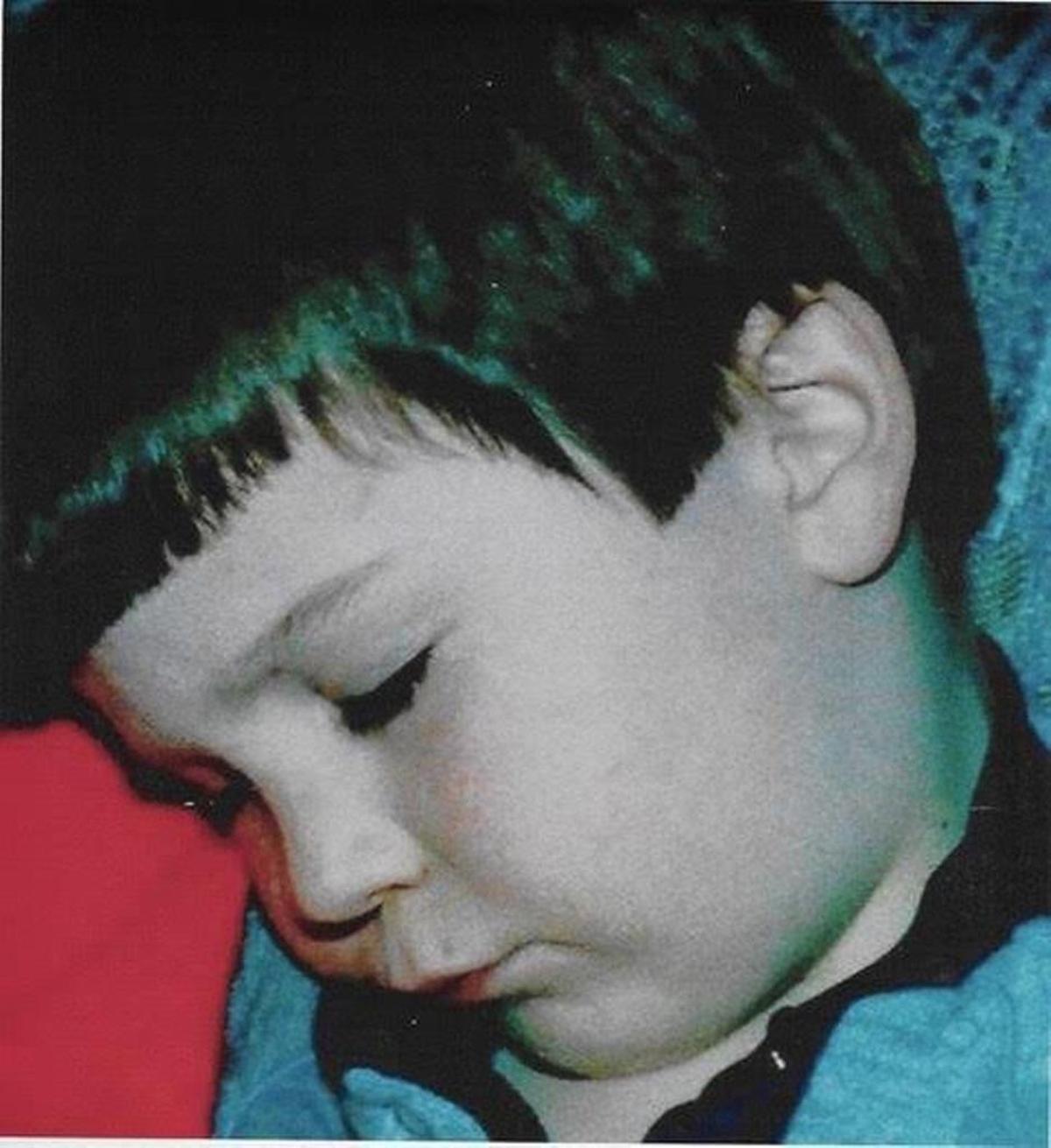 Luke Roach as a young boy.