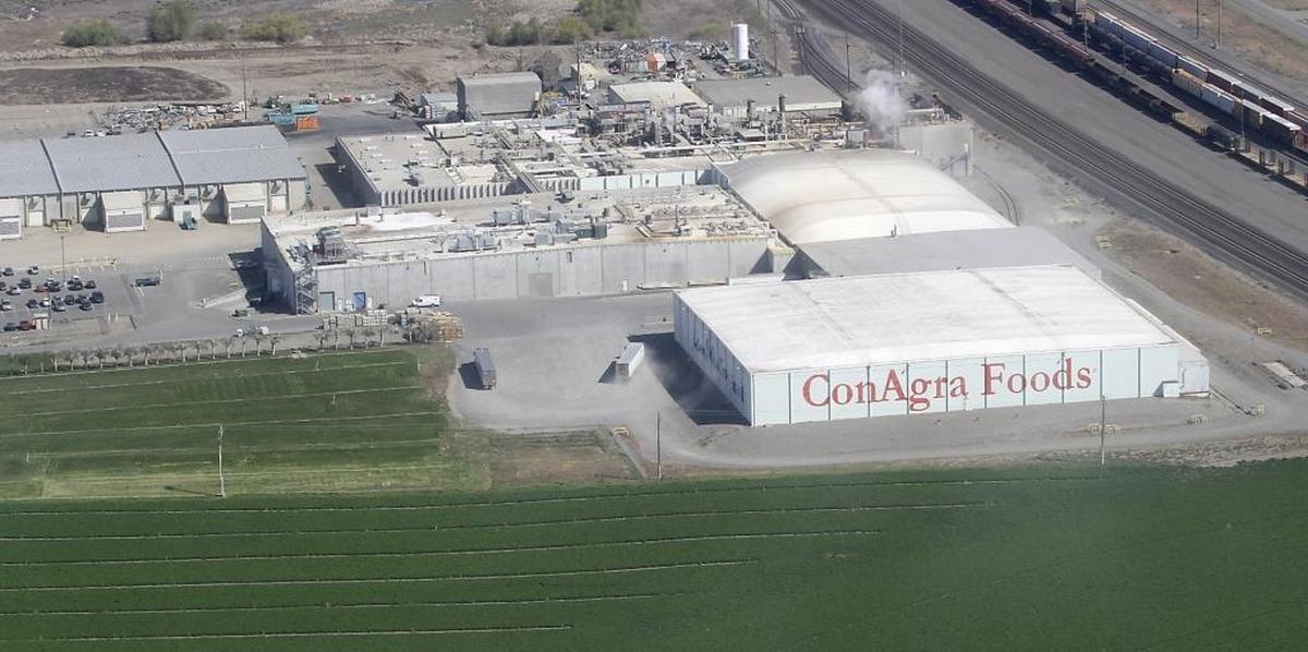 The Lamb Weston potato processing plant in Pasco is on Glade Road north of the Tri-Cities Airport.