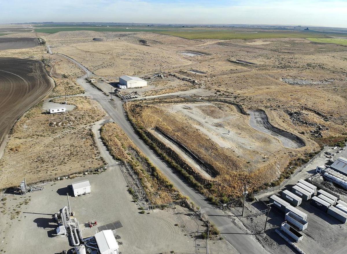 The Pasco Landfill along Dietrich Road is seen here in this 2018 file photo.