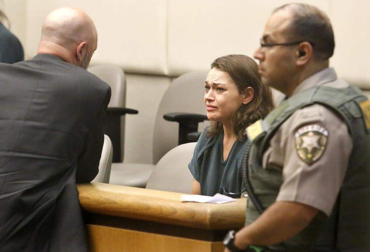 Katie Summers appears in Benton County Superior Court in August 2018 after the fatal crash in Kennewick.