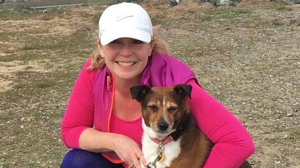 Cindy Doyle of Kennewick died unexpectedly Oct. 15, while her family was searching for their beloved dog, Trina Belle. Friends are keeping up the search for the missing terrier mix.