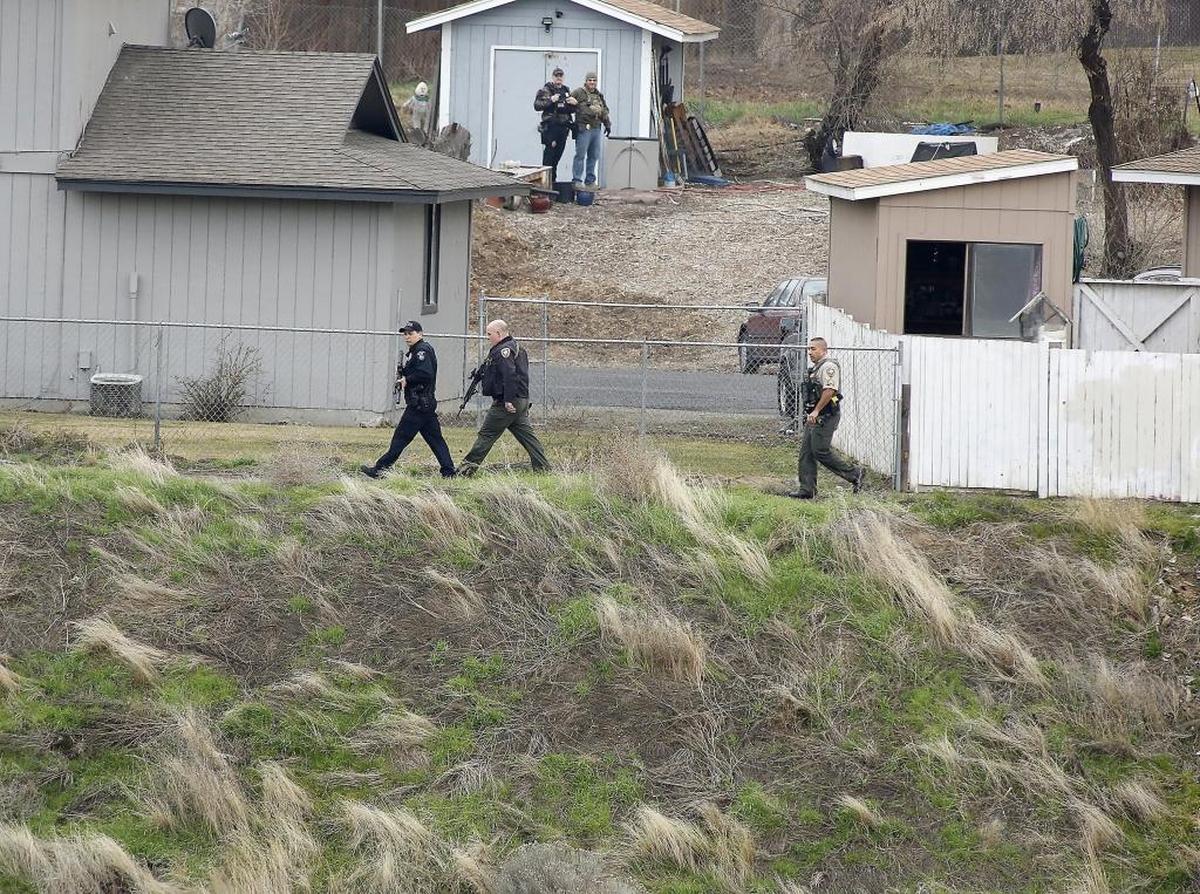 Jesus G. Salas Rubio escaped from Kennewick police into Zintel Canyon. He was arrested later for a shooting in south Kennewick.