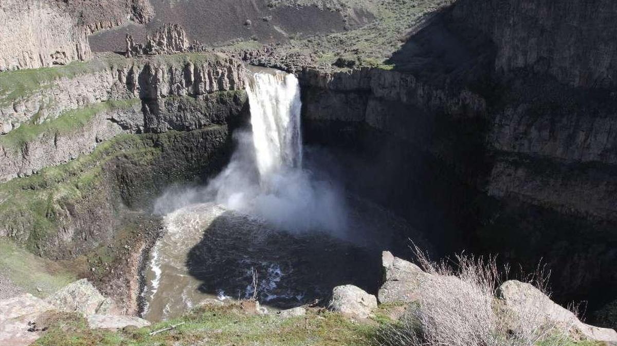 Unofficial hiking trails at Palouse Falls State Park in Franklin County have reopened, but hikers are warned to use them at their own risk.