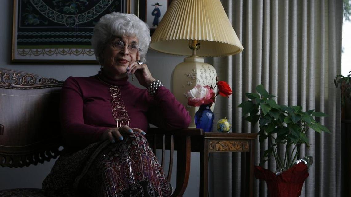 
Laurel Piippo, seen here in 2011, won three bouts with cancer. The world traveler and retired school teacher tackled each defiantly — seeing the disease as a dramatic nuisance. 
