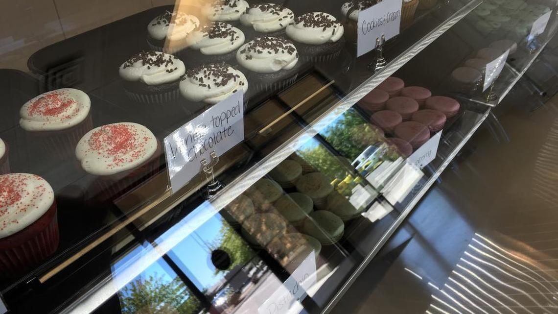 A shot of the display case at Artfetti, a new bakery in Kennewick.