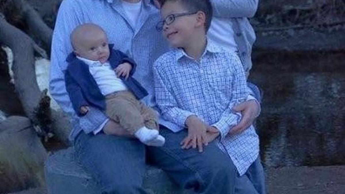 
Josh Roy and Jamie Haren with their 8-month-old son, Tyler, who was killed in an Oct. 10 crash south of Prosser. 
