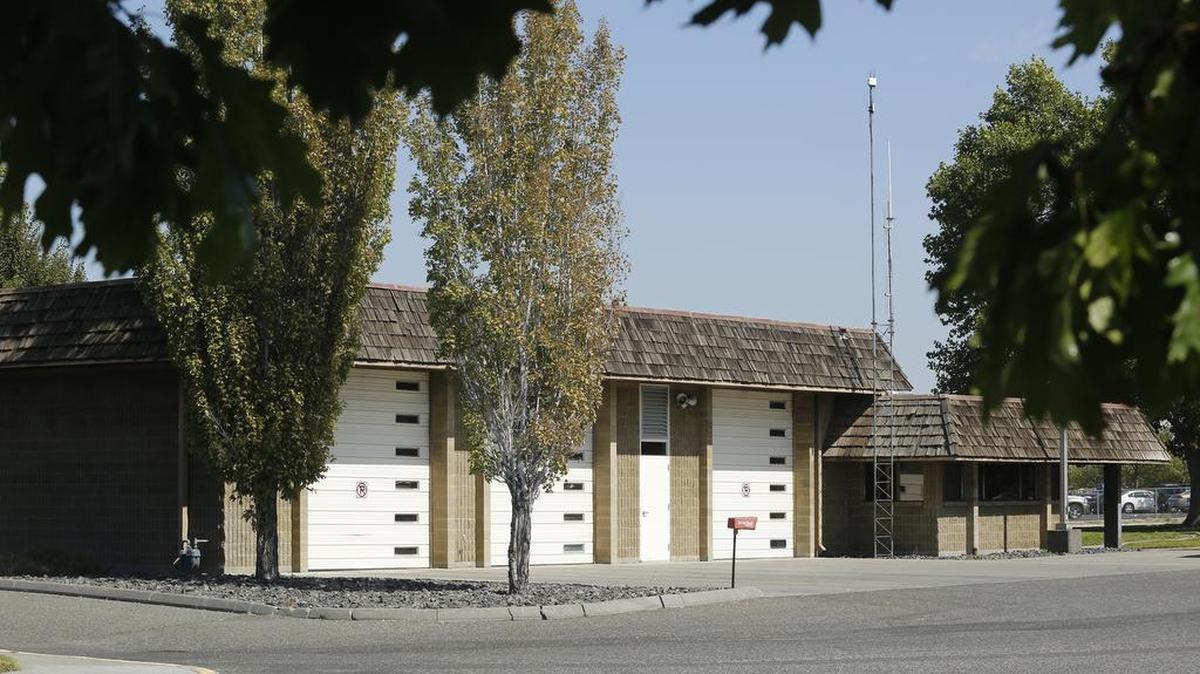 The former Kennewick Fire Station 3 is next to the Benton County Justice Center in west Kennewick.