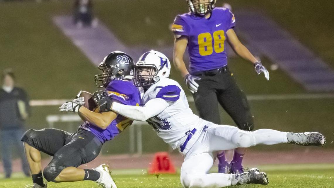 Hermiston had a couple of good wins in 2018 against Class 4A regional playoff teams, beating Richland 27-21, and taking down Hanford 42-35 in this overtime game. They hope to go even farther in 2019.
