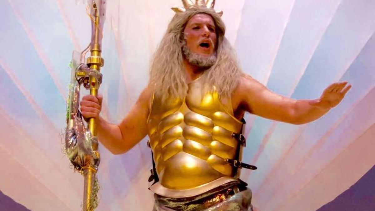 Hanford High student Cole Lobdell plays King Triton in the school’s production of The Little Mermaid. An extra show has been added Feb. 2 because of high demand.