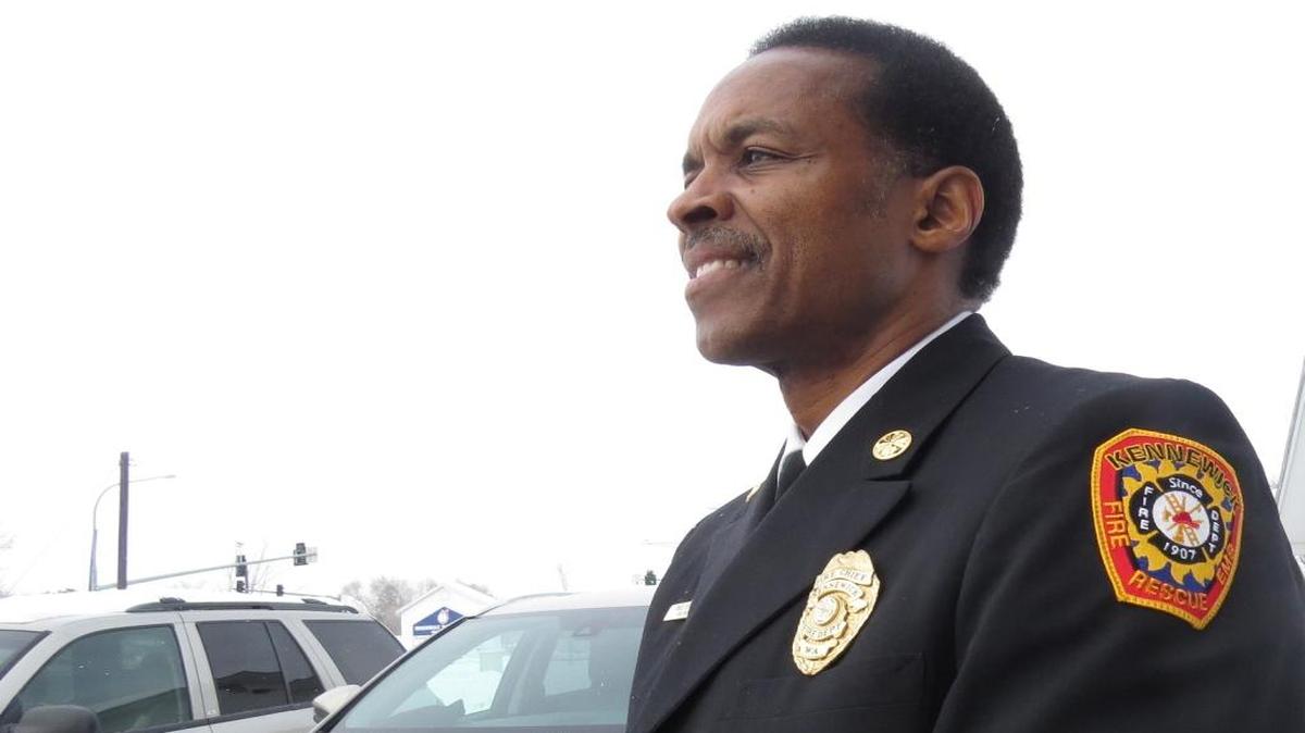 Kennewick Fire Chief Vincent Beasley was picked as the 2017 Martin Luther King Spirit Award winner.