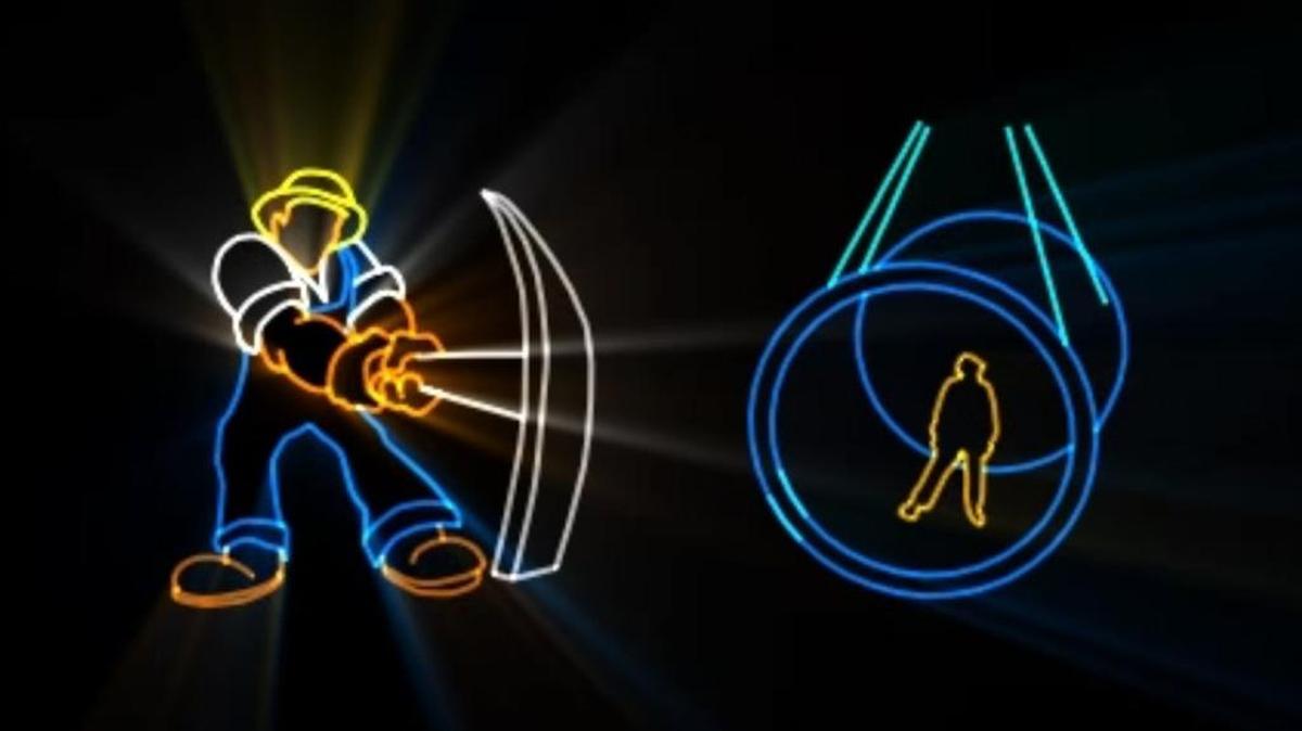 The new Grand Coulee Dam Laser Light Show, "One River, Many Voices."