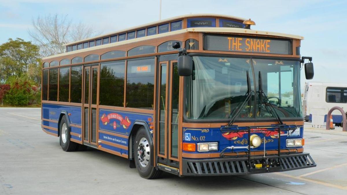 Ben Franklin Transit will debut its three trolley-style buses on Saturday.