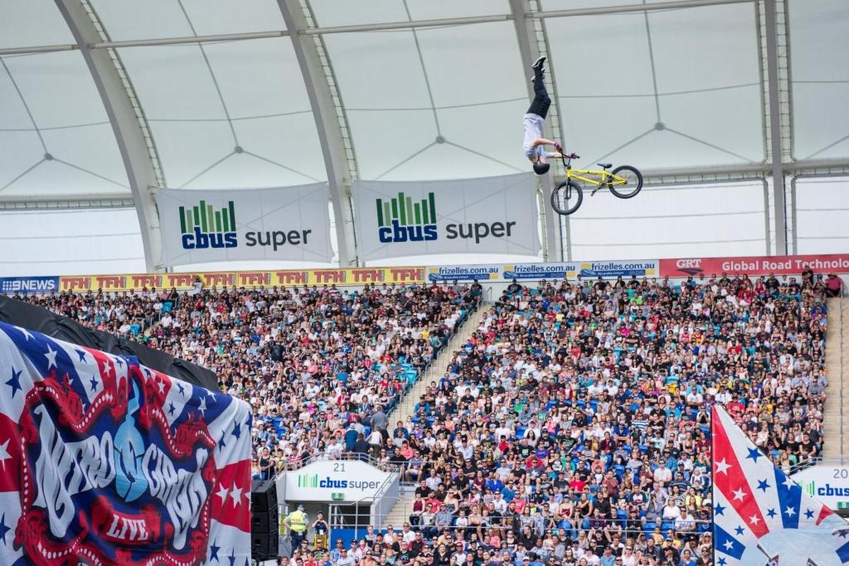 BMX rider Todd Meyn is among the action sports starts taking part in Nitro Circus Live, which stops Friday at Gesa Stadium in Pasco.