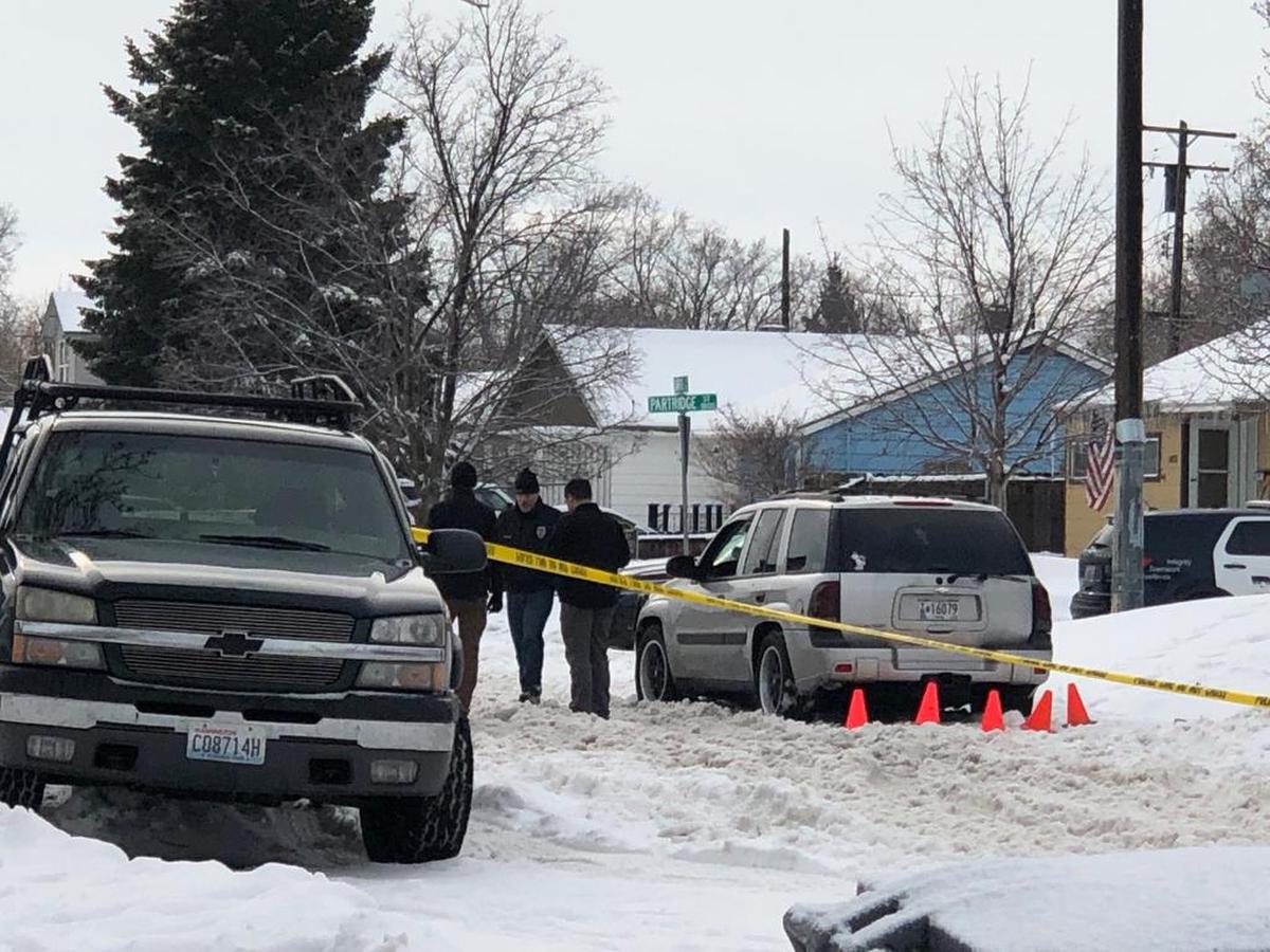 Richland police investigate an early morning shooting Feb. 15 at a Sanford Avenue home.