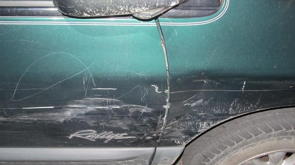 A teen took at Plymouth Voyager without permission and began racing through residential streets Monday night.