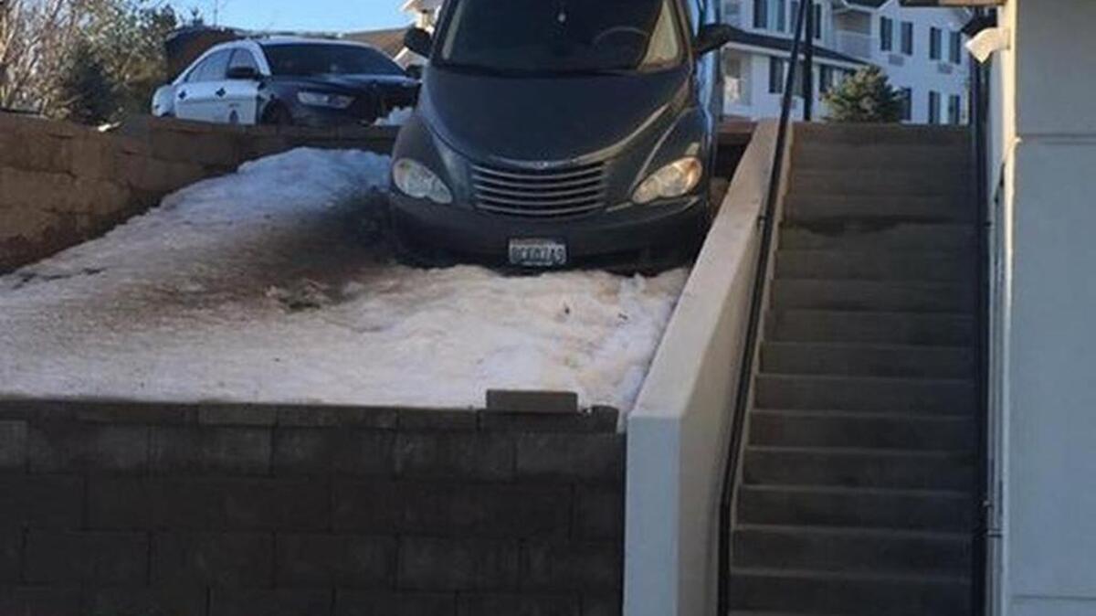 The Kennewick police say they found the 18-year-old driver passed out in the car on Saturday morning.