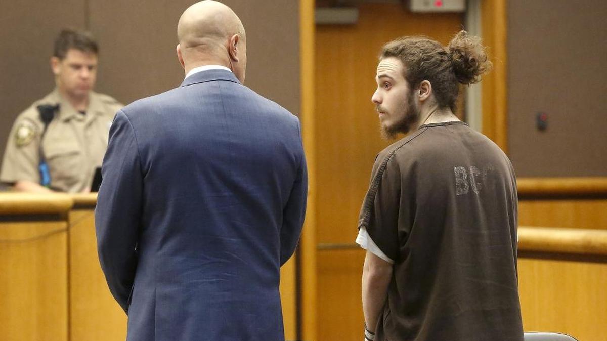 Zak L. Wilding, 21, appears in Benton County Superior Court with his attorney, Sam Swanberg.