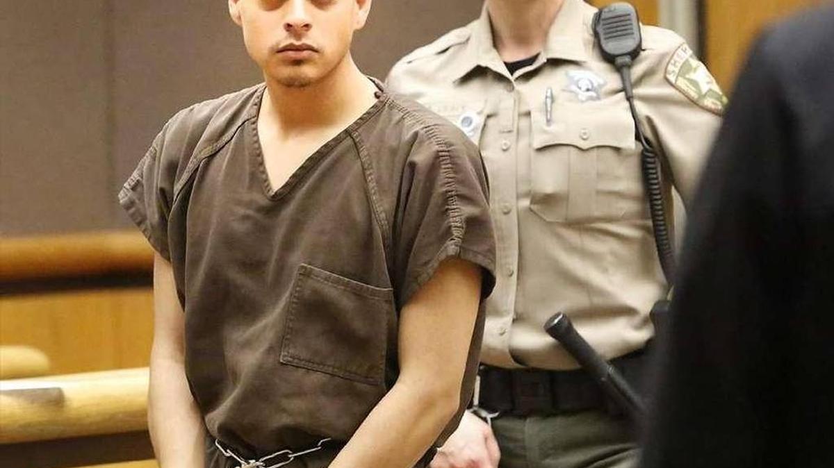 Francisco Javier Munoz Quintero, 20, during his first appearance Benton County Superior Court on Dec. 28 for the fatal shooting of his girlfriend Luisa Garcia Farias.